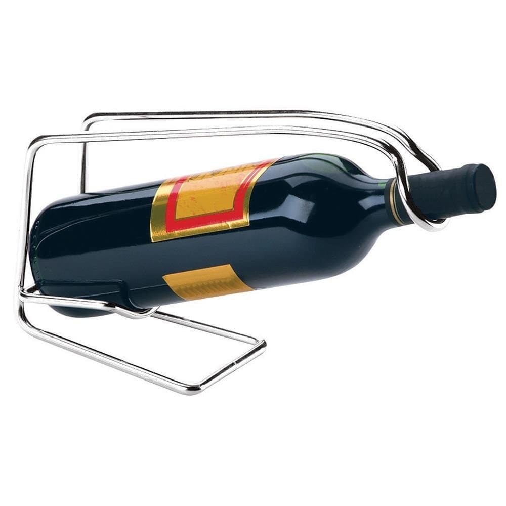 Suporte para Garrafa de Vinho Cromado - Utimil