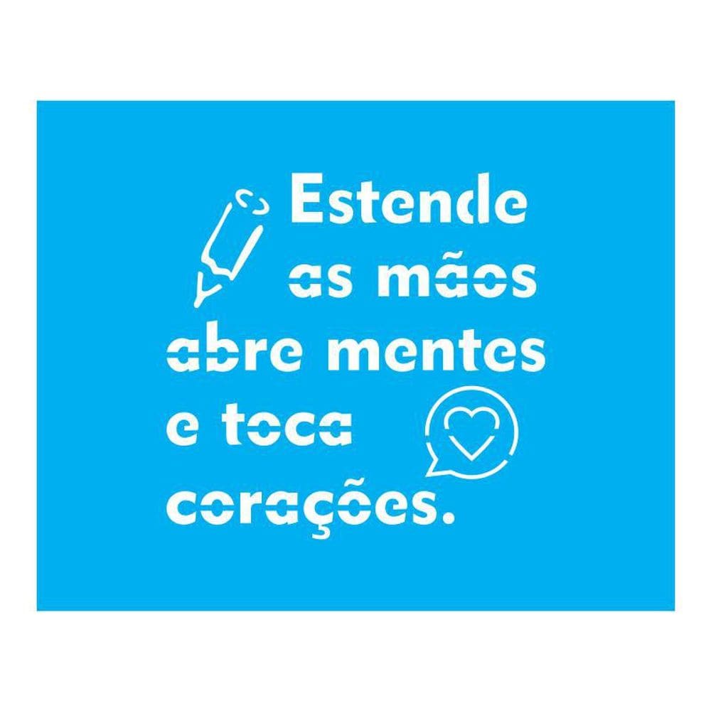 Stencil Tamako Estende As Mãos - 20X25Cm - Ref B607