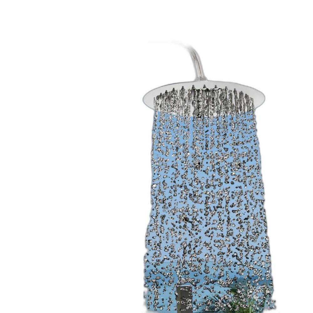 Ducha Externa Beluga Inox Redonda - Acionamento Automático