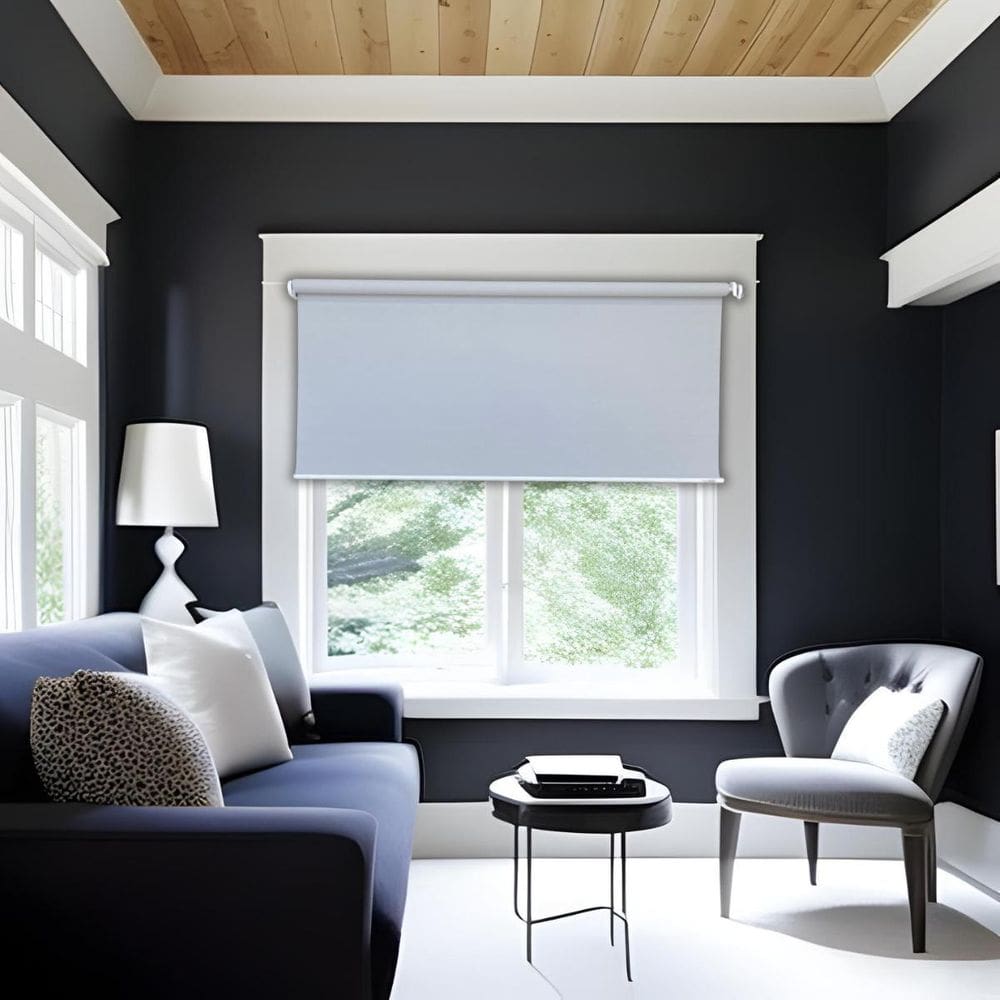 Persiana Rolo Tecido Tela Solar Cinza 160 L X 160 A Cm