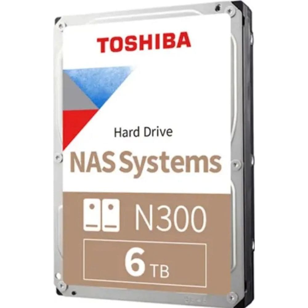 HD Interno Toshiba 6TB 3,5´ N300 NAS HDWG760XZSTAI