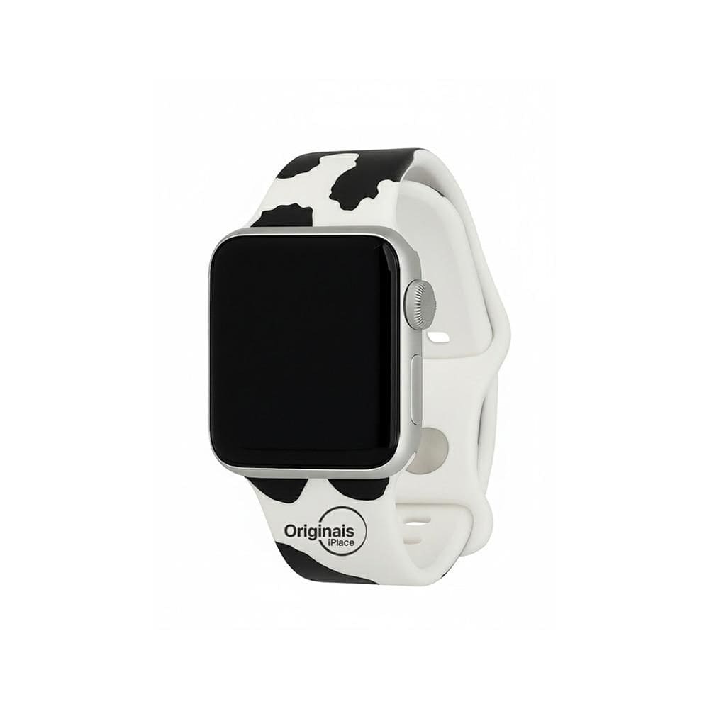 Pulseira Animal Print Cow para Apple Watch 38/40/41 MM, Originais iPlace