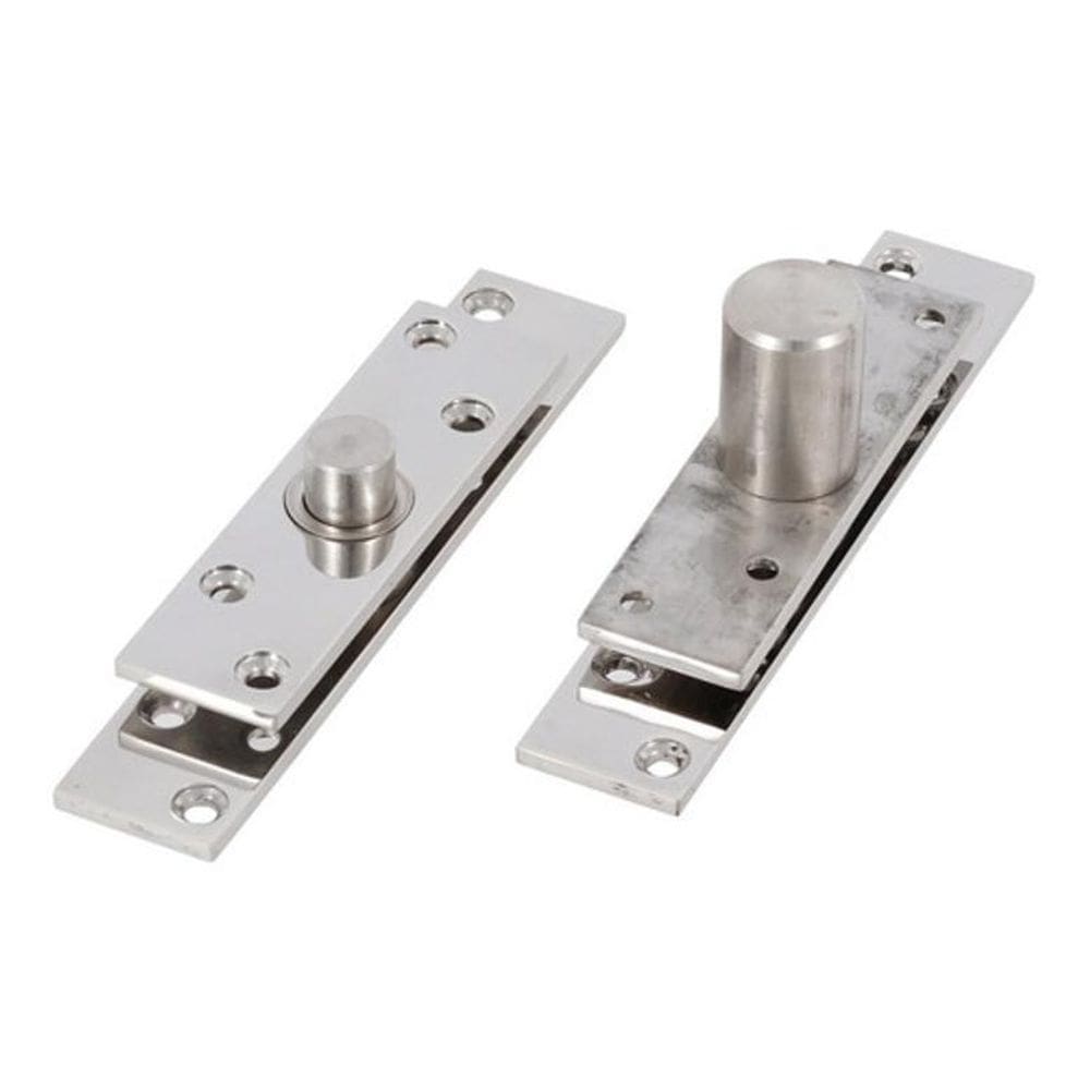 Dobradiça Cromada - Para Porta Pivotante - Até 300Kg 1 Peça