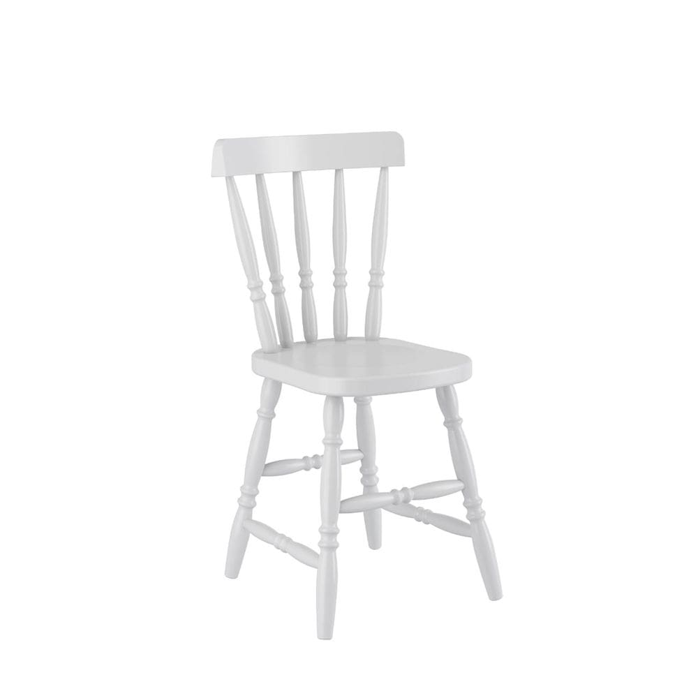 Cadeira Piratini Colonial em Madeira Maçica Branca