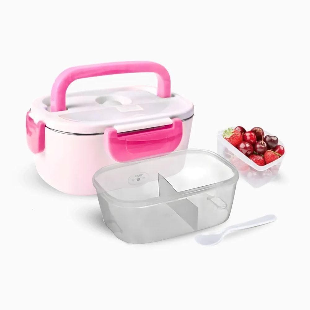 Marmita Elétrica Portátil Bivolt - Rosa
