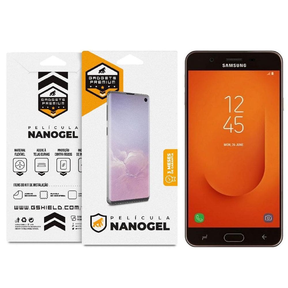 Película Nano Gel Dupla Galaxy J7 Prime 2