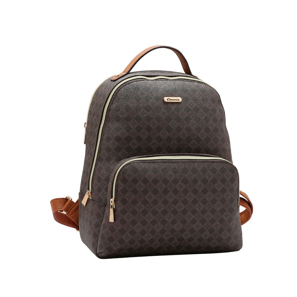 Mochila Elemento Gráfico Casual - Café - Chenson 8485286