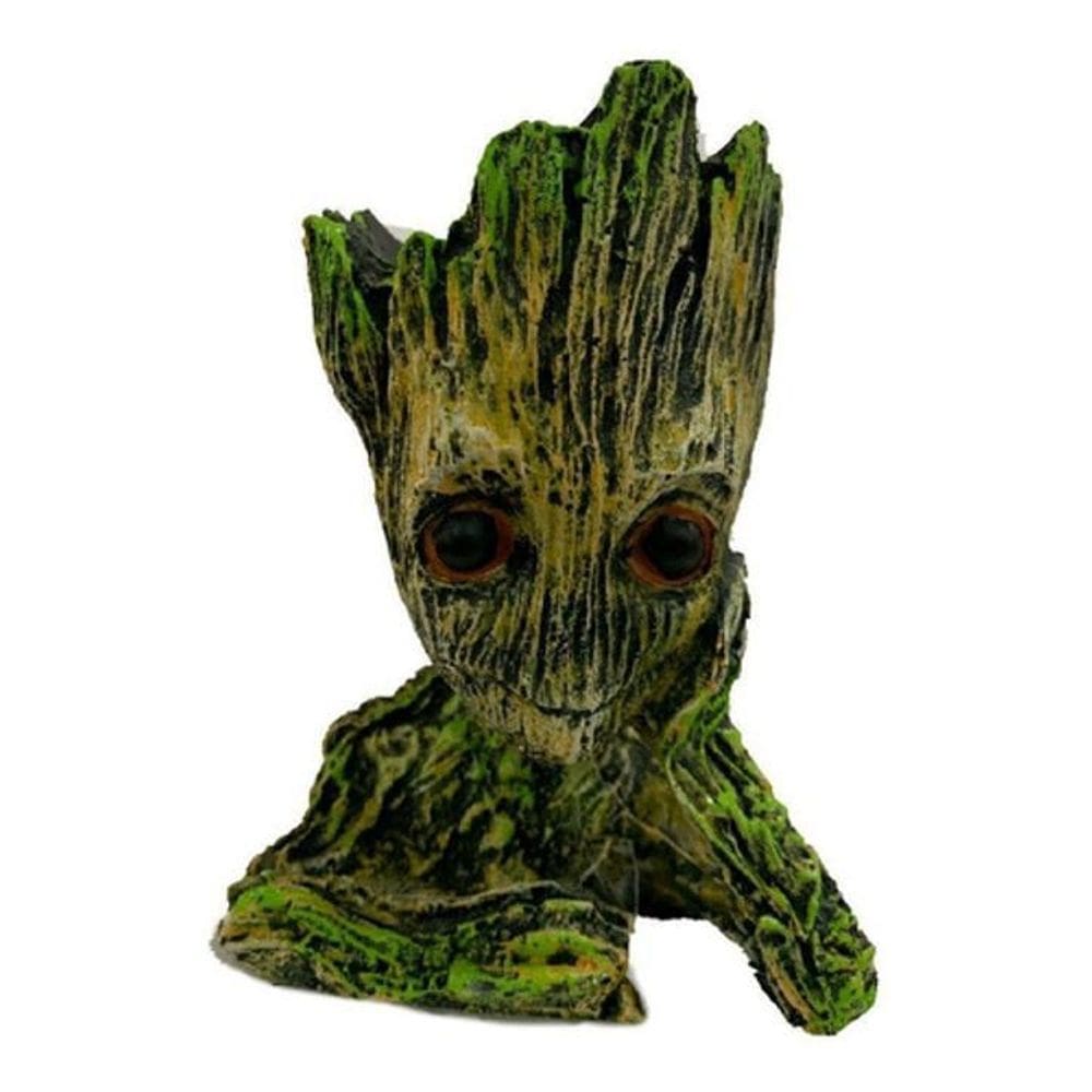 Groot Vaso Porta Treco Planta Aquário Atóxico Guardião Galax