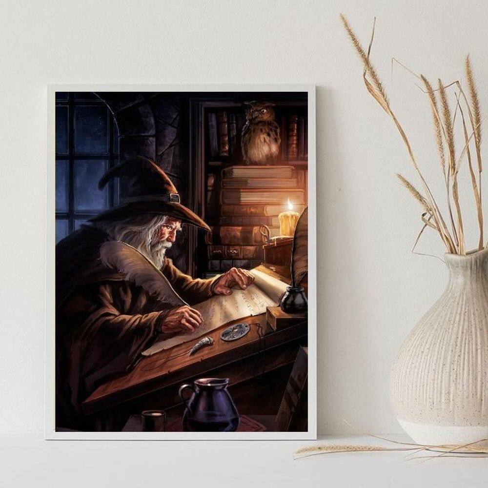 Quadro Decorativo Mago 33X24Cm