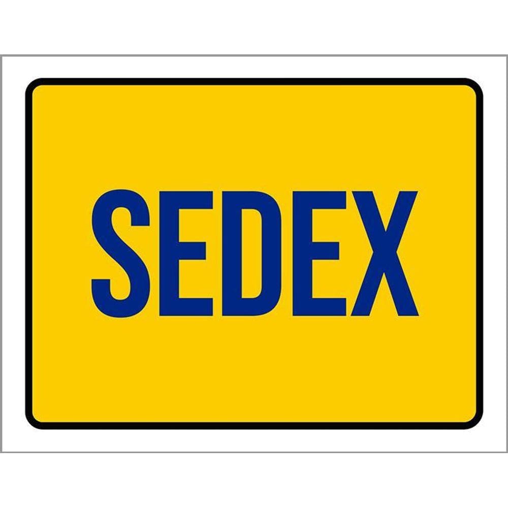 Kit 3 Placas Sinalização Sedex