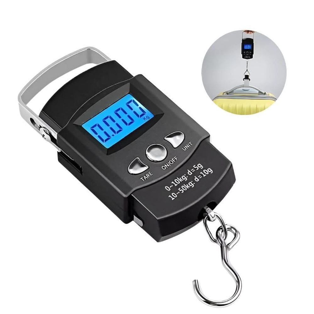 Balança Digital De Precisão Até 50Kg Peso Peixes E Bagagem