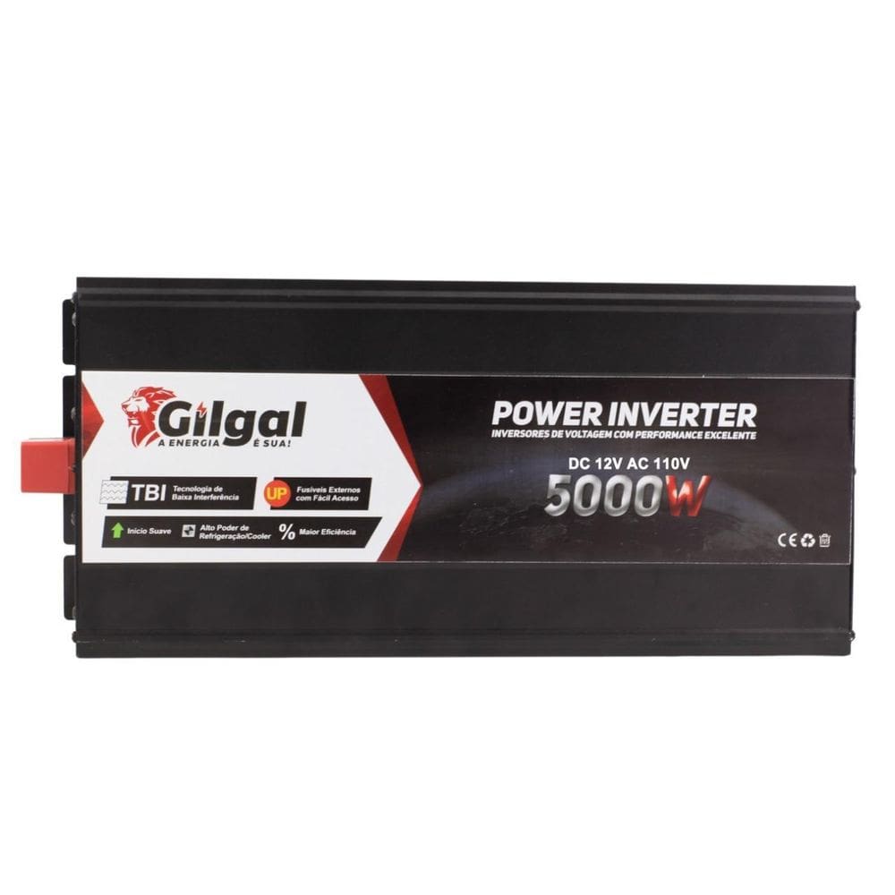 Inversor 5000W 12V 110V Gilgal Para Freezer
