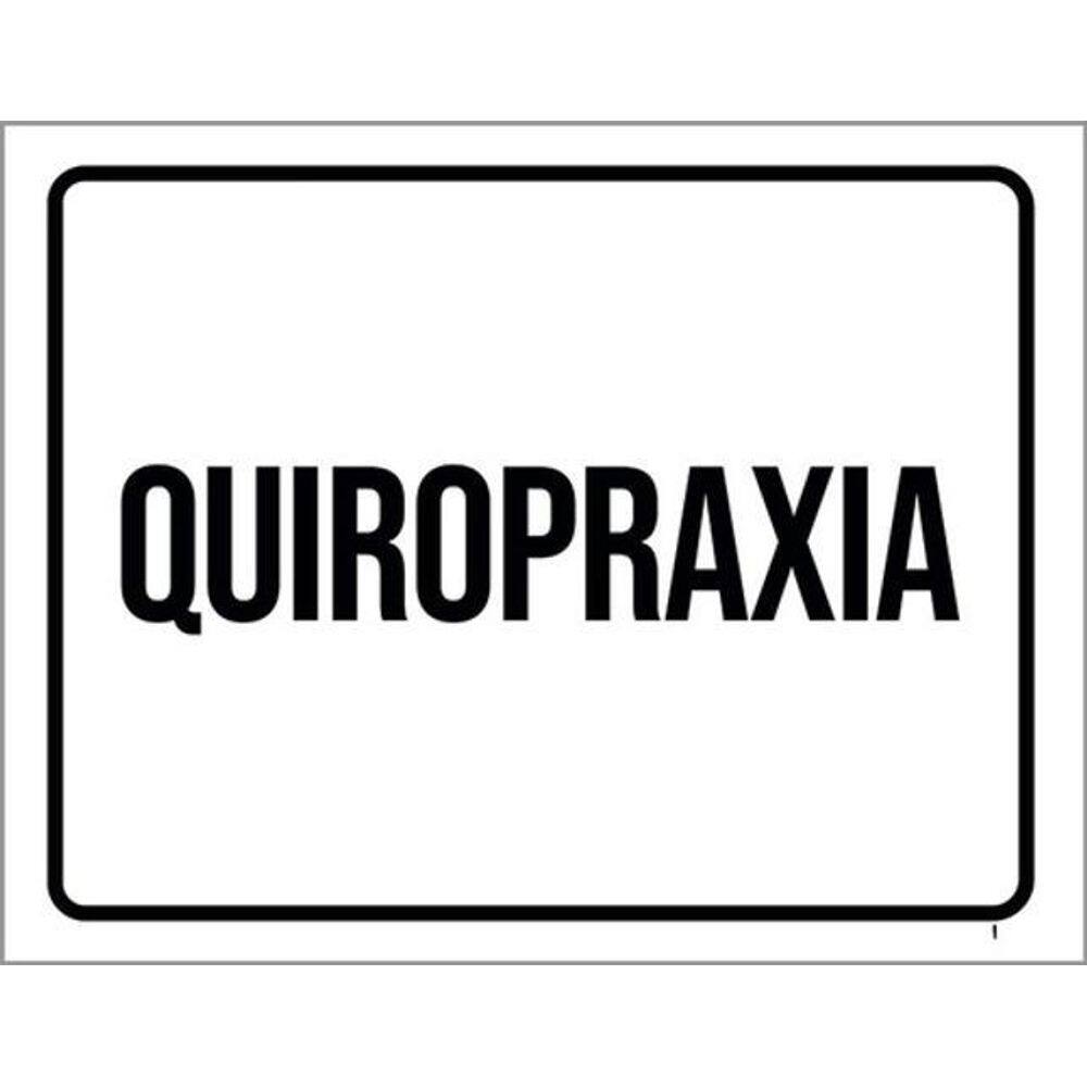 Kit 3 Placas Quiropraxia Setor 36X46