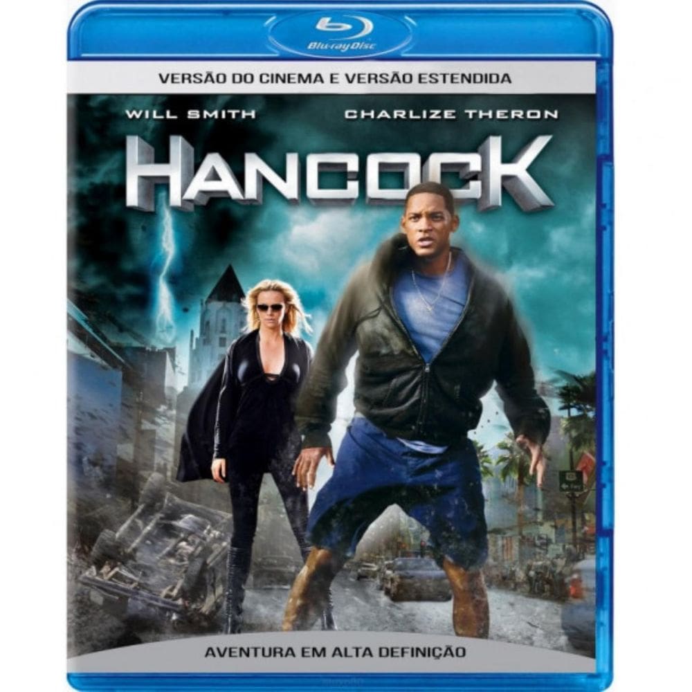 Blu-Ray - Hancock Duas Versões Will Smith Charlize Theron