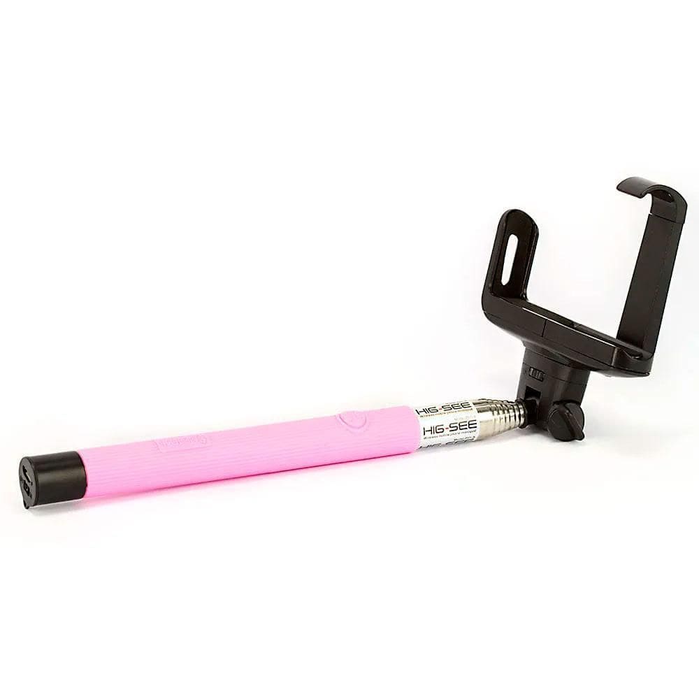 Suporte Para Selfie Monopod Wireless - Rosa