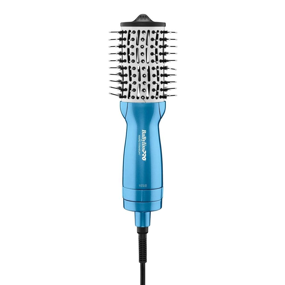 Escova de ar quente BaBylissPro Nano Titanium Compact de 2 polegadas azul
