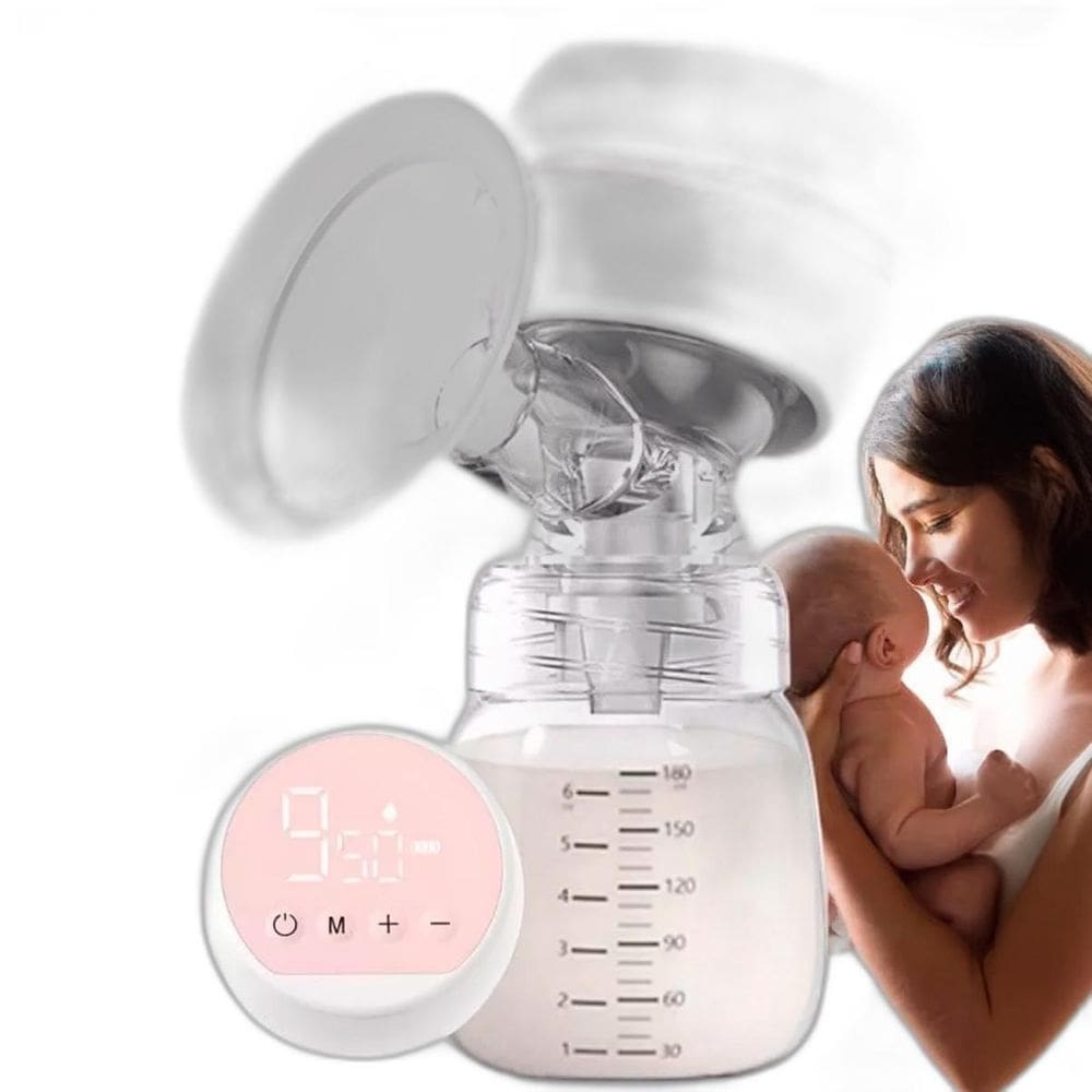 Tira Leite Elétrico Materno Bomba Digital Mamadeira 180Ml