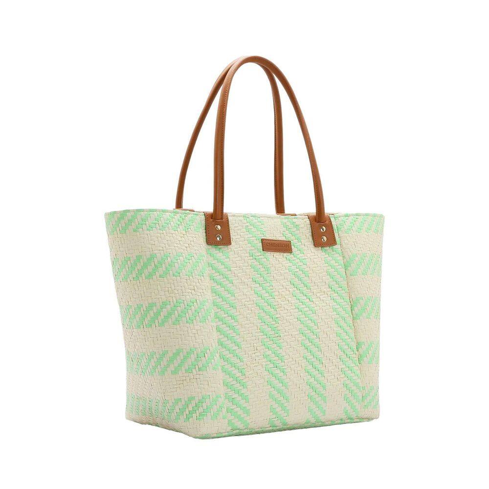 Bolsa De Ombro Feminina Palha Chenson 3184580 - Verde