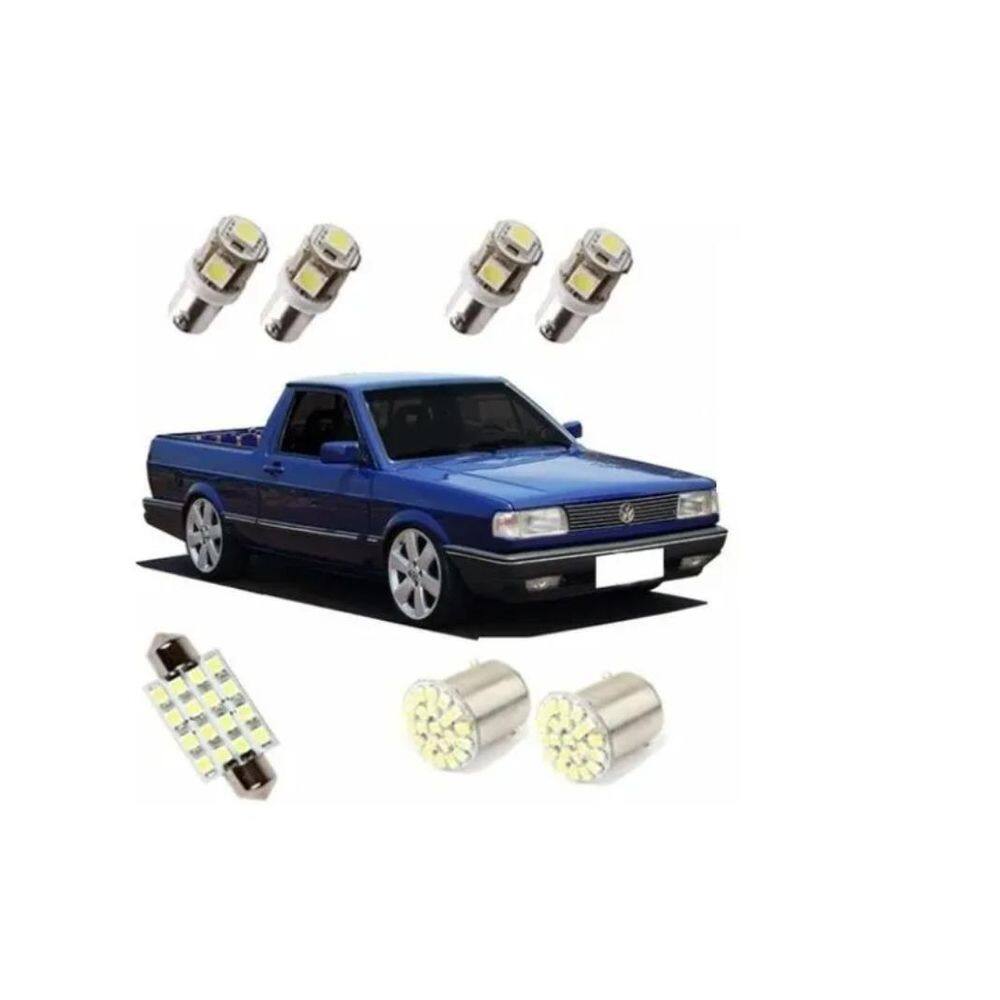 Kit Lampada Led Saveiro, Parati, Gol, Voyage Quadrado