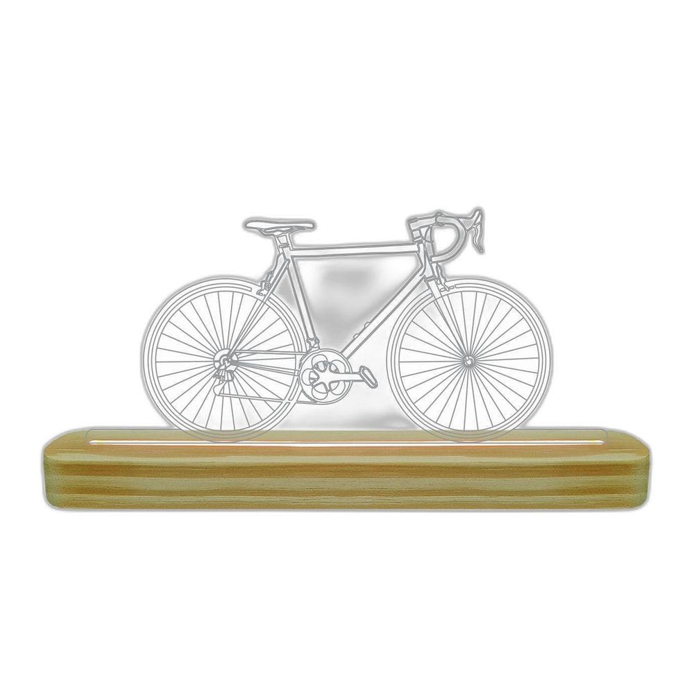 Luminária De Mesa Abajur Rgb Colorida - Bike