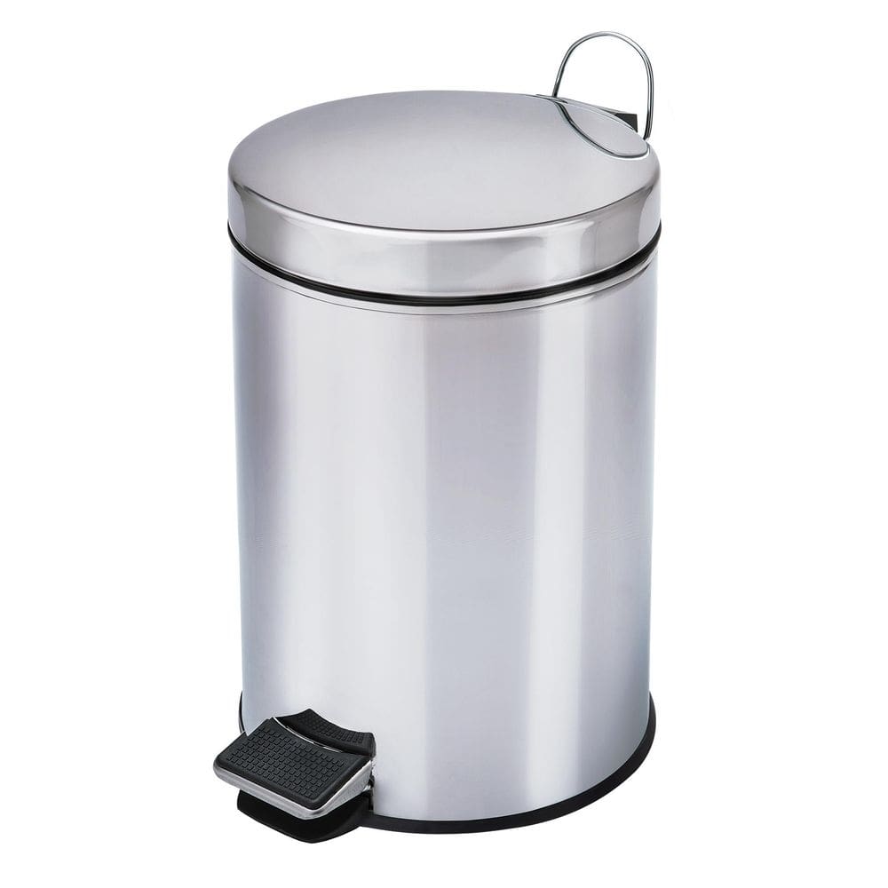 Lixeira Aço Inox com Cesto Removível - 20 Litros -  Mimo Style