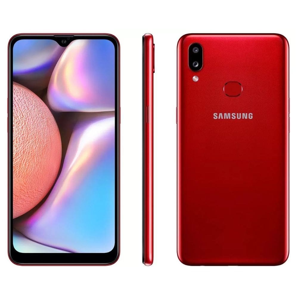 Usado: Samsung A10s 32 GB Vermelho - Bom