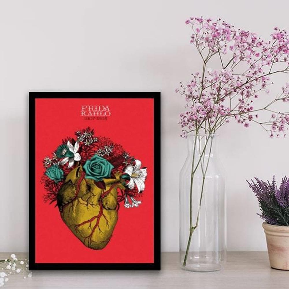 Quadro Decorativo Frida Khalo 45x34 cm - Quadros On-Line