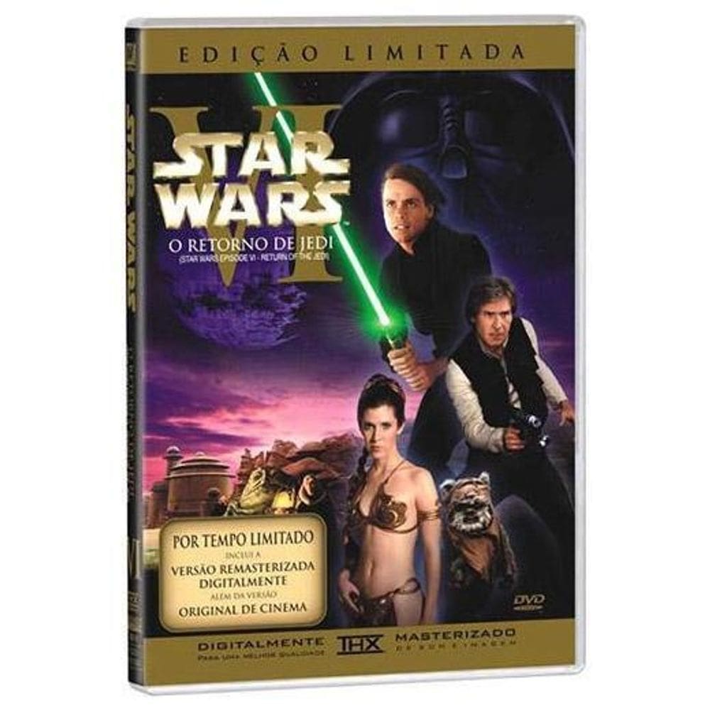 Dvd Filme Star Wars 6 O Retorno De Jedi Duplo
