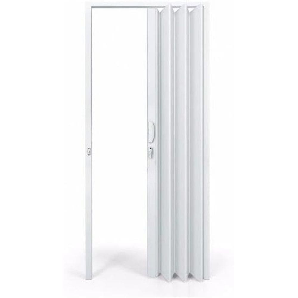 Porta Sanfonada PVC Polifort 210cmx70cm Branco Neve