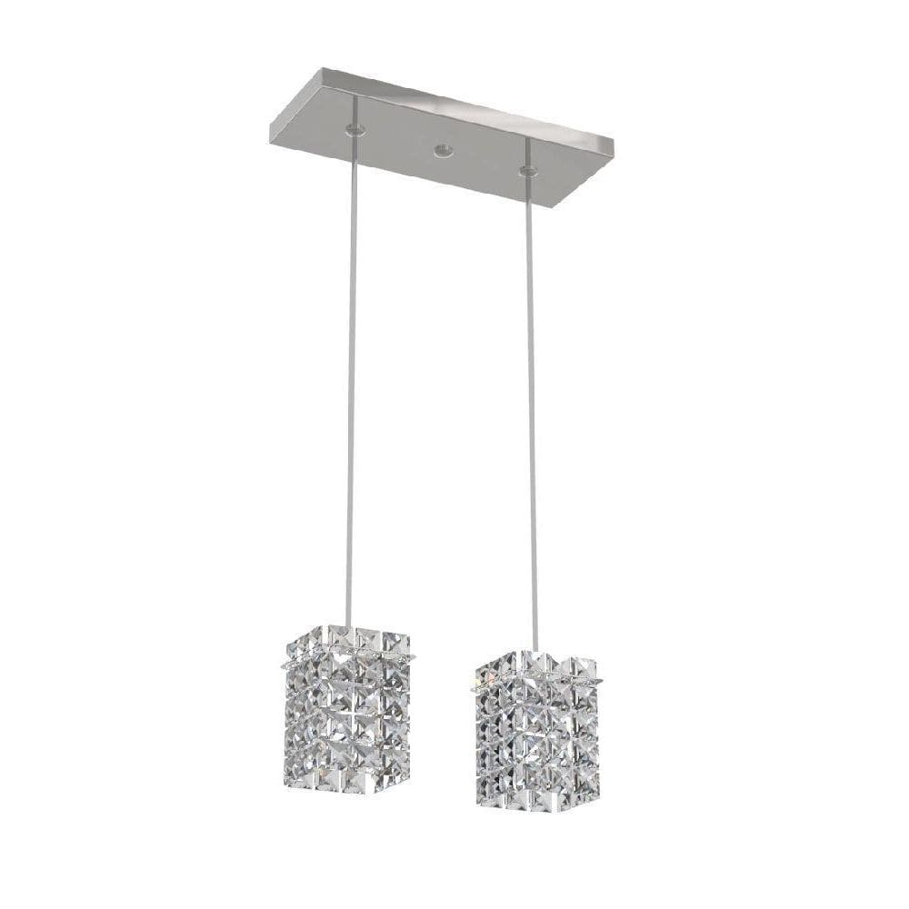 Pendente De Cristal  L30X12Cm Mesa Balcão