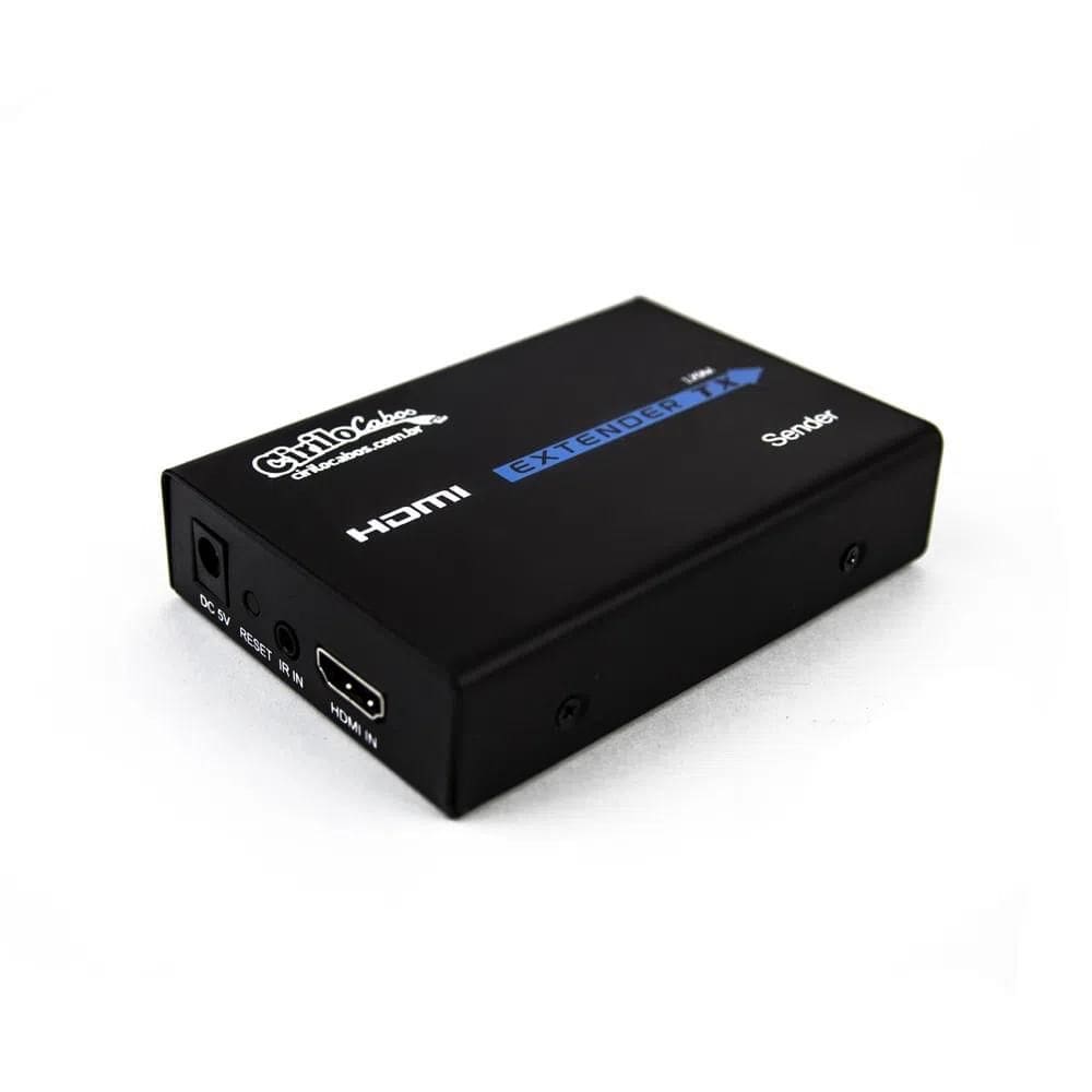 Hdmi Extender Tx/Rx Extensor Via Cabo De Rede Transmissor