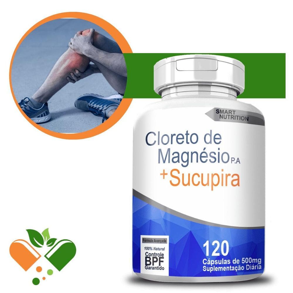 Cloreto De Magnésio Composto 120 Cápsulas