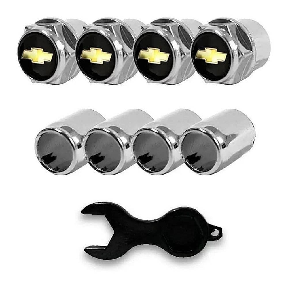 Bico De Pneu Anti Furto Cromado Gm