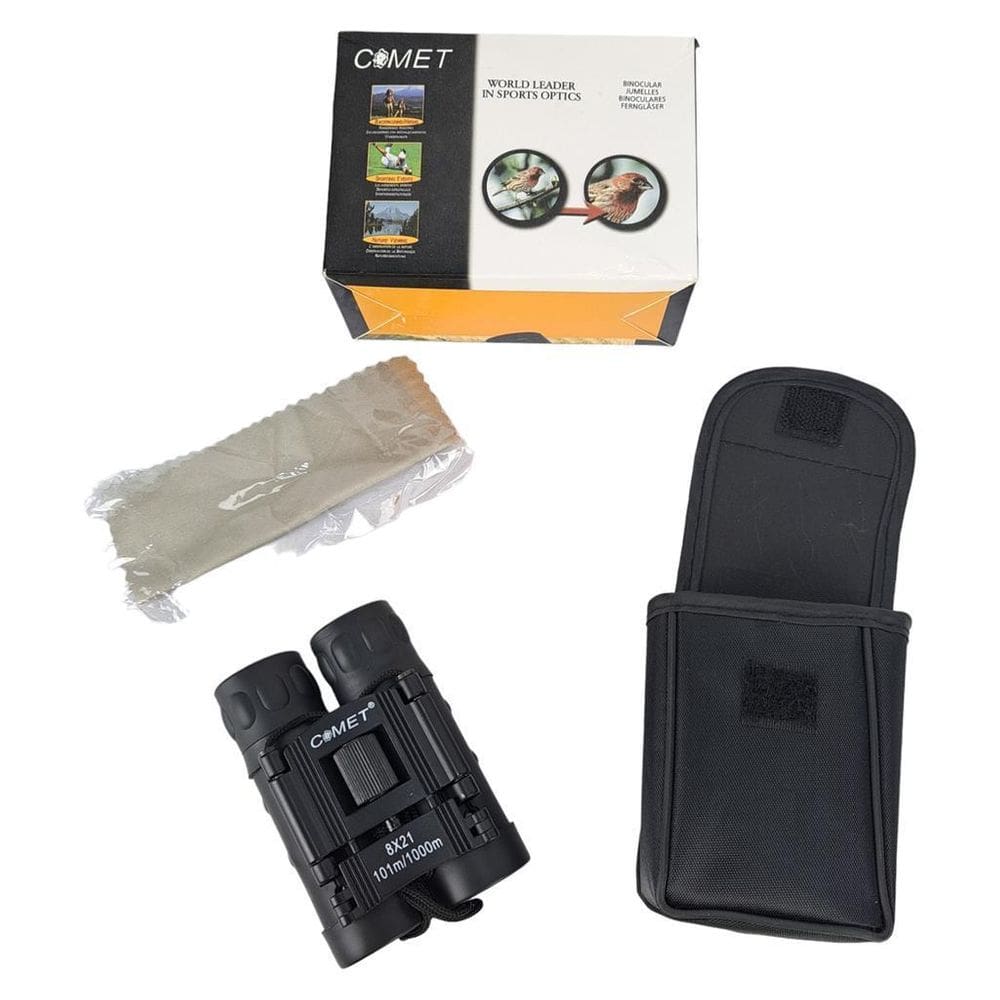 Binóculo Comet Zoom 8 X 21Mm Com Bolsa