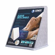 Encosto Travesseiro Anatômico Sonos Suave Descanso Com Capa