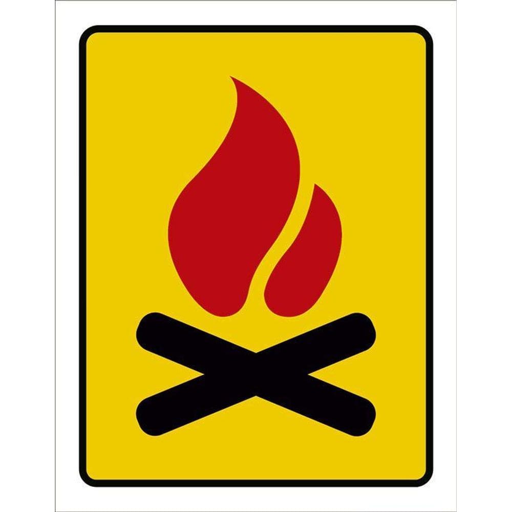 Placa Decorativa - Escoteira Fogueira 36X46