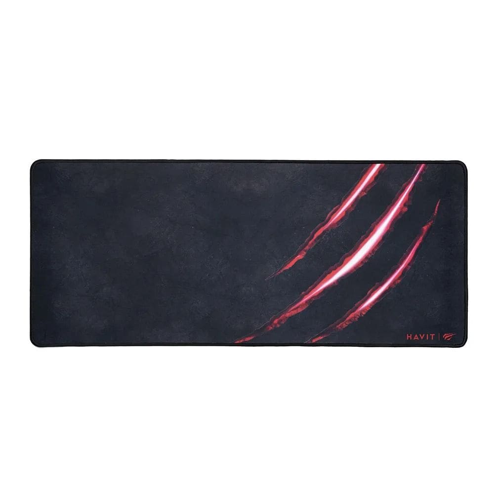 Mousepad Gamer Havit Médio 70x30cm- Hv-mp860 Preto Preto/vermelho