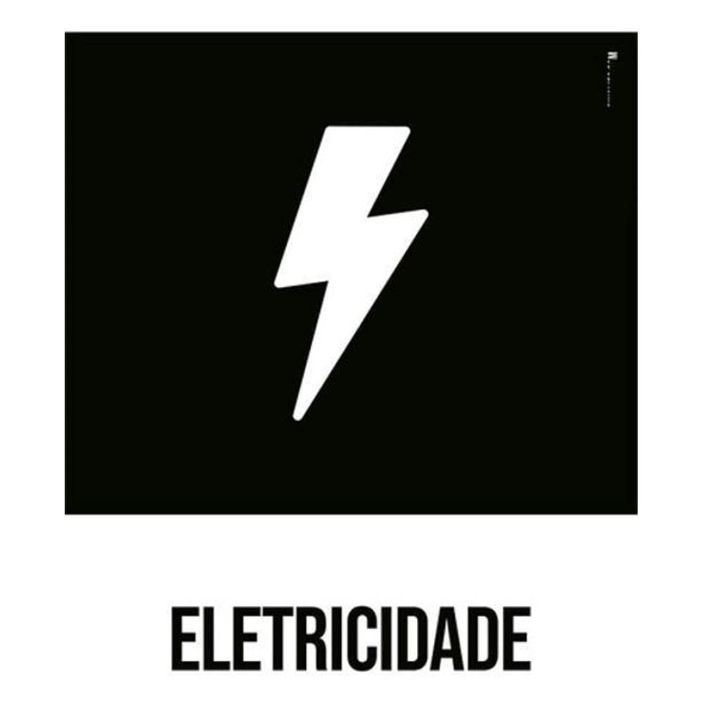 Kit 3 Placas Desenho - Eletricidade