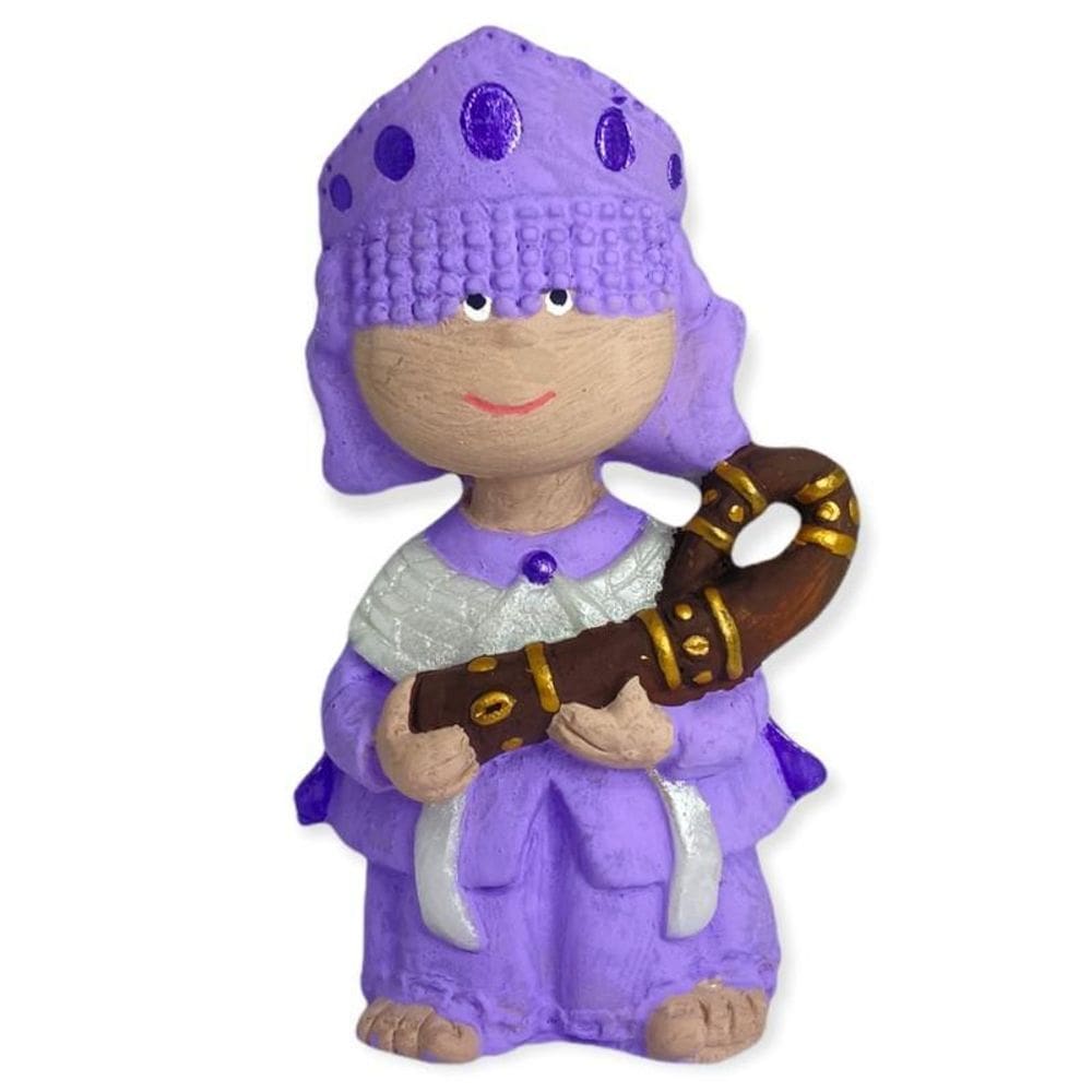 Escultura Orixás Nanã Coleção Baby Criança 10Cm Resina