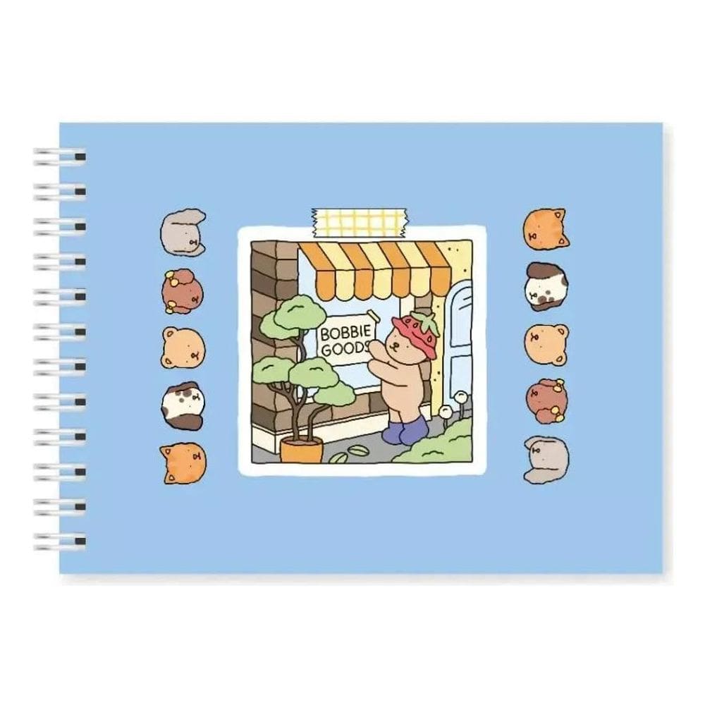 Caderno Bobbie Goods 50 Folhas Azul-Celeste Ou Rosa