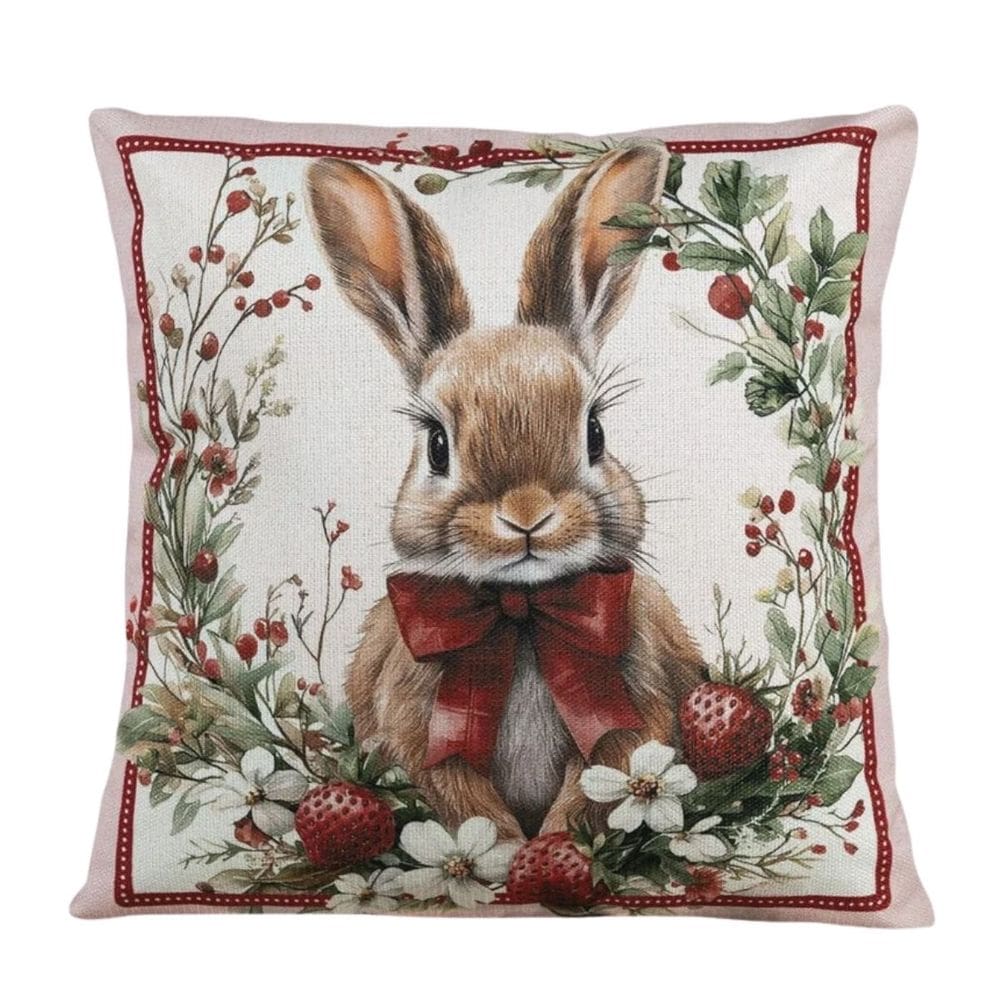 Almofada De Páscoa Coelho Morango 499154 40x40cm