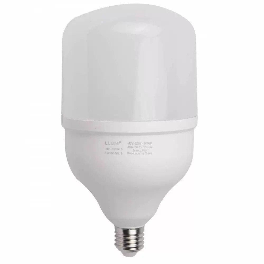 Lâmpada Led Branca Bulbo High Llum Bivolt 40W 6500K