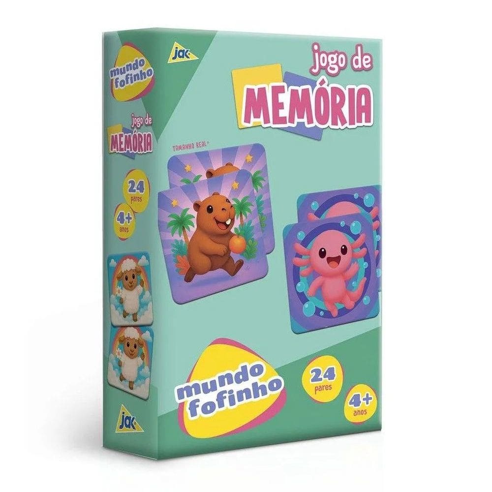 Jogo da Memória Mundo Fofinho - Jak