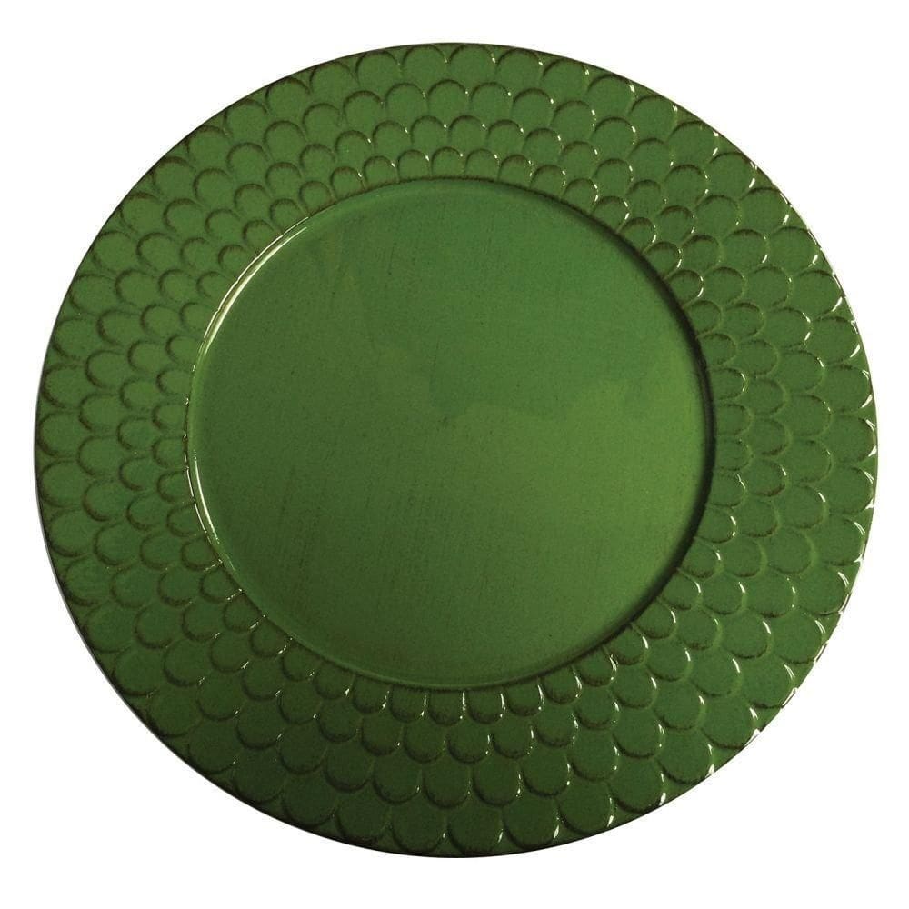 Sousplat De Plástico Verde 33Cm Mi0057 C/1Un Rojemac