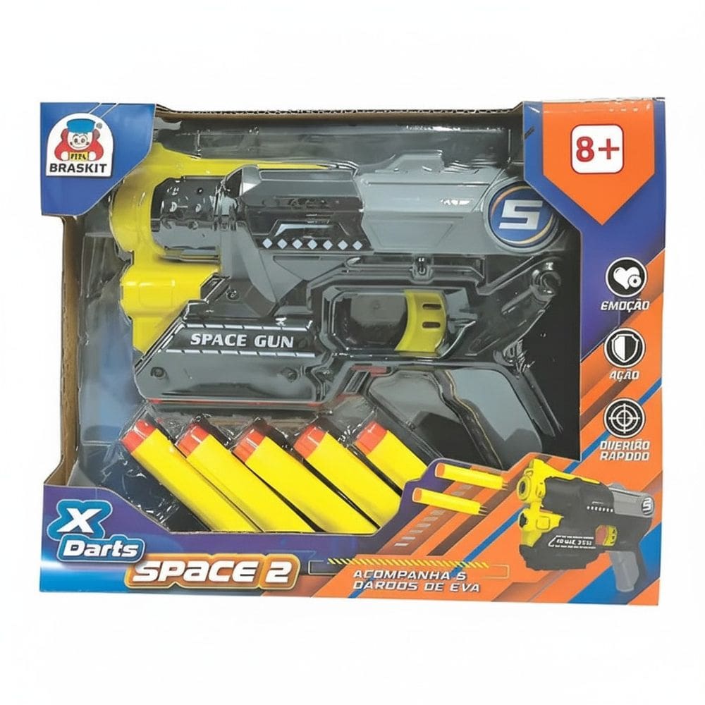 Lançador X Darts Space 2 - Braskit
