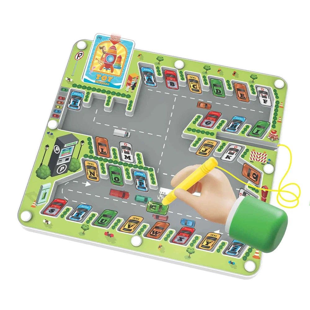 Jogo Didático Magnetic Parking Car - Braskit