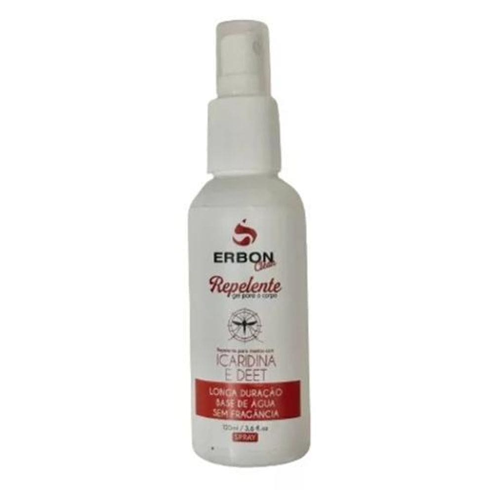 Repelente De Insetos Erbon Com Icaridina 120Ml Adulto