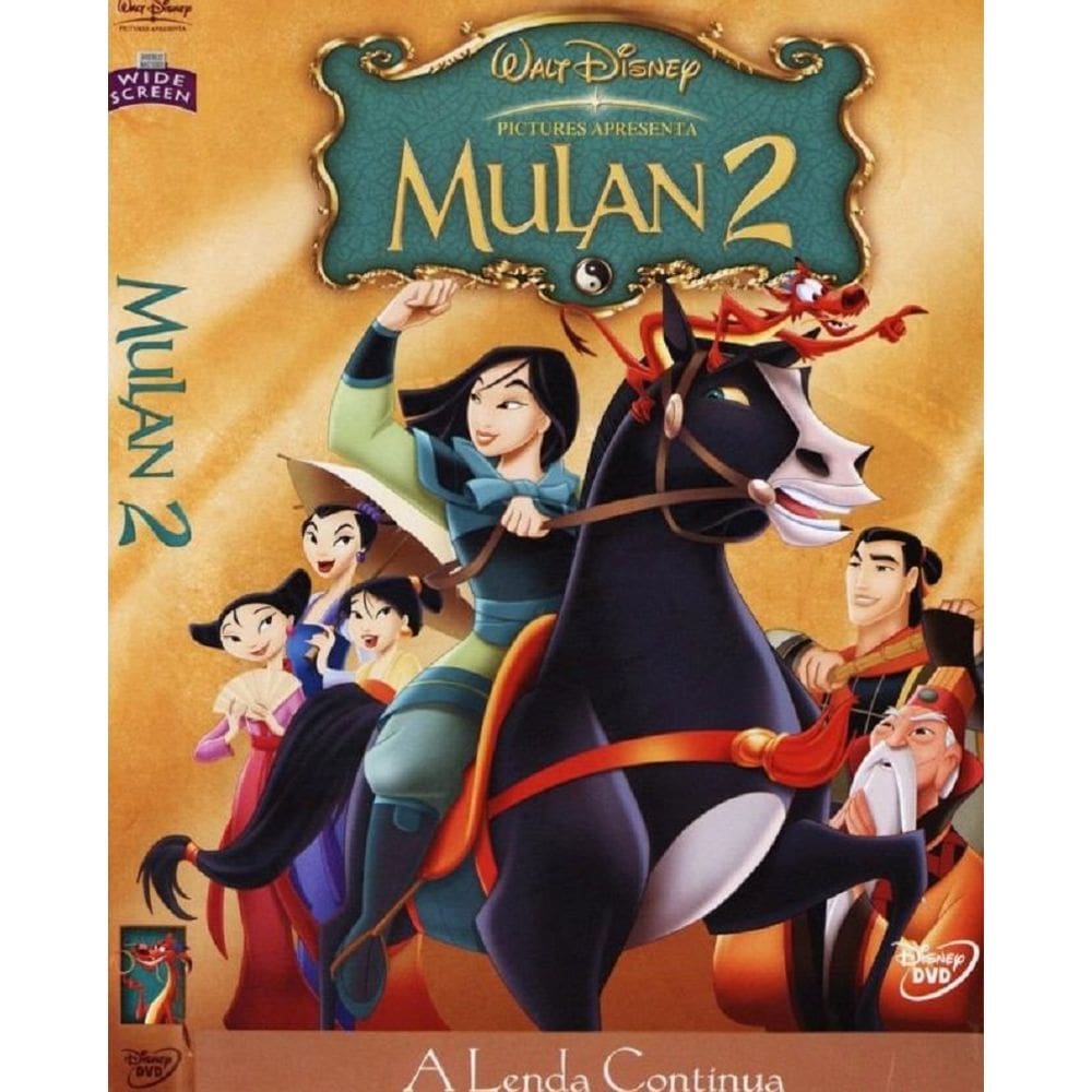 Dvd Mulan 2 A Lenda Continua  2004  Walt Disney