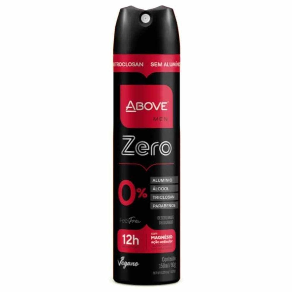 Desodorante Above Feel Free Zero Men 150ml