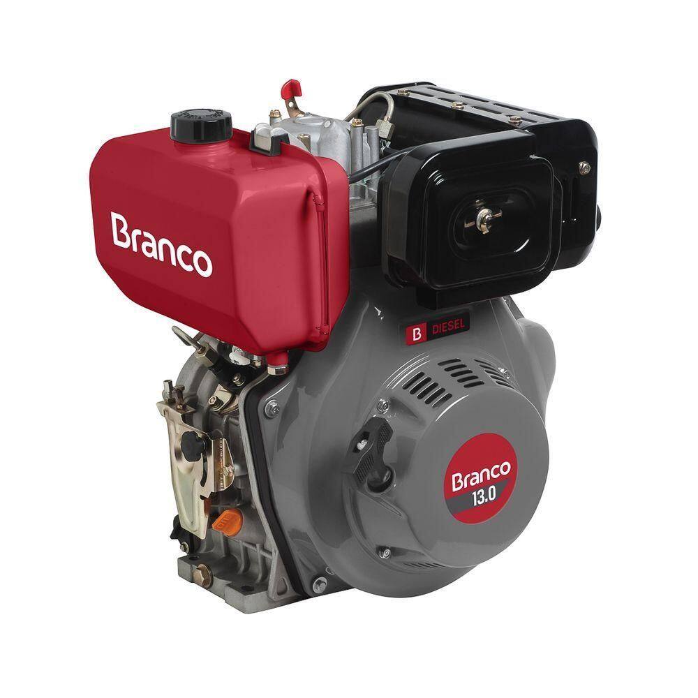 Motor Diesel 13,0cv Partida Manual Bd-13.0 Branco